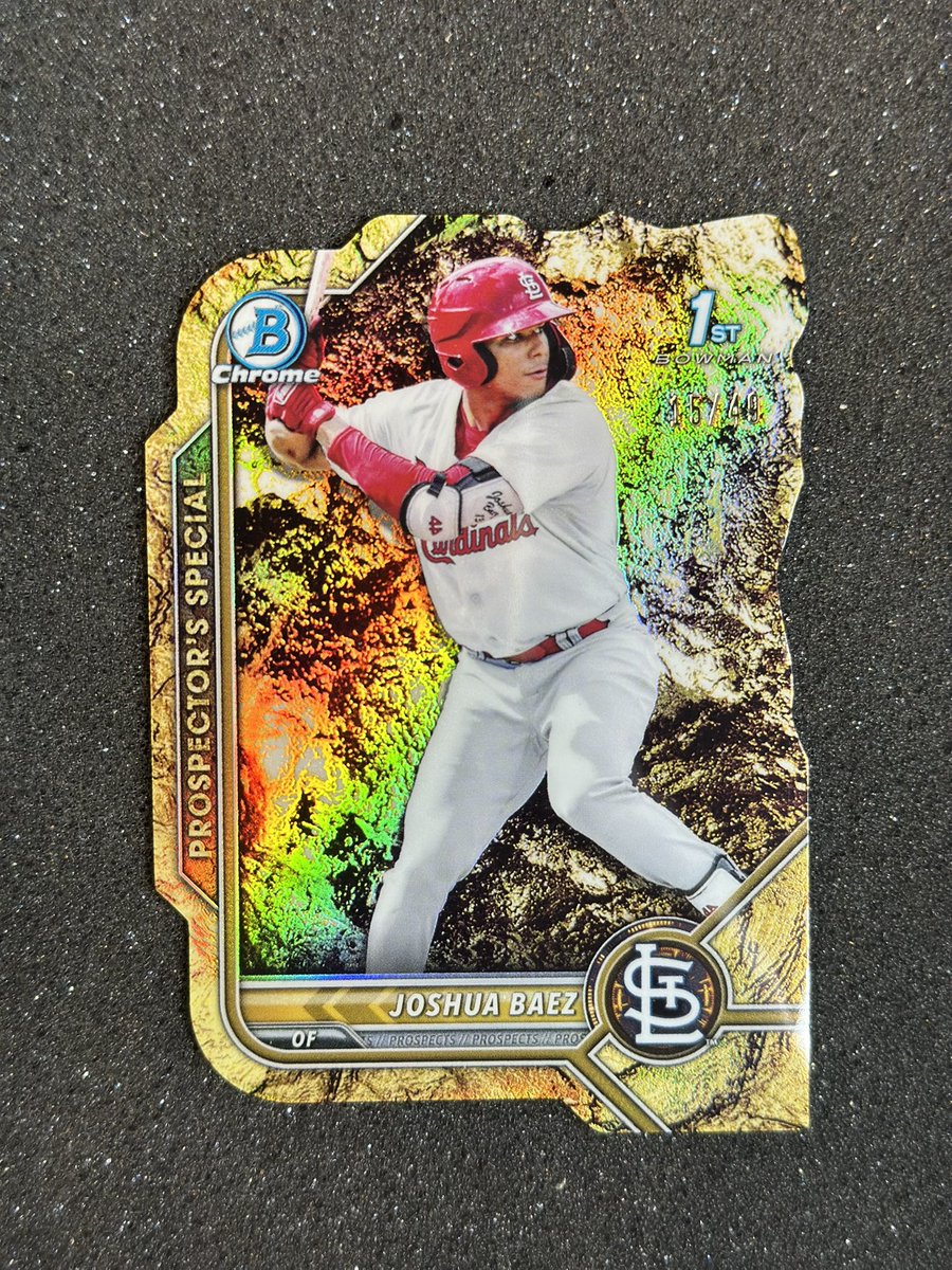 WHuff0626's tweet image. Joshua Baez 2022 Bowman Autos - FS
Prices:
Gold Mega /50 - $25
Gold Shimmer /50 - $25
True Gold /50 - $40
Die Cut /49 - $40
Shipping: Add $5 BMWT