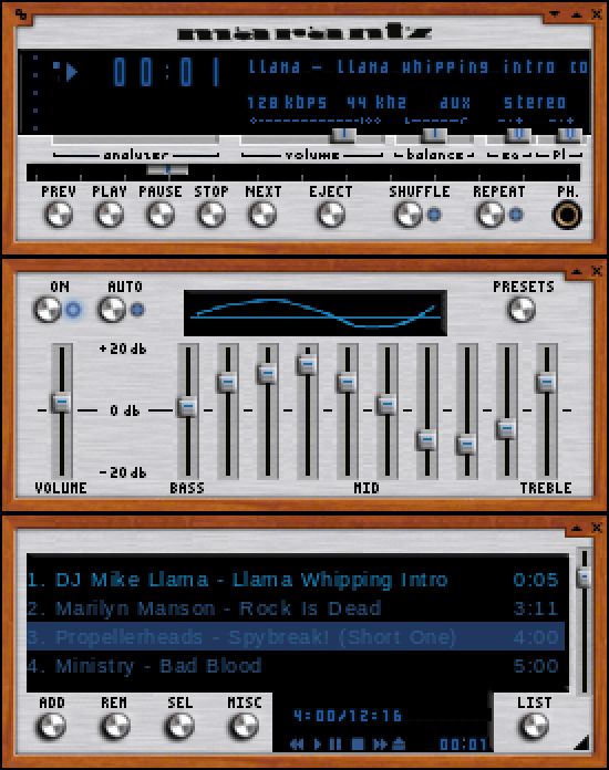 Winamp Skin: marantzv3