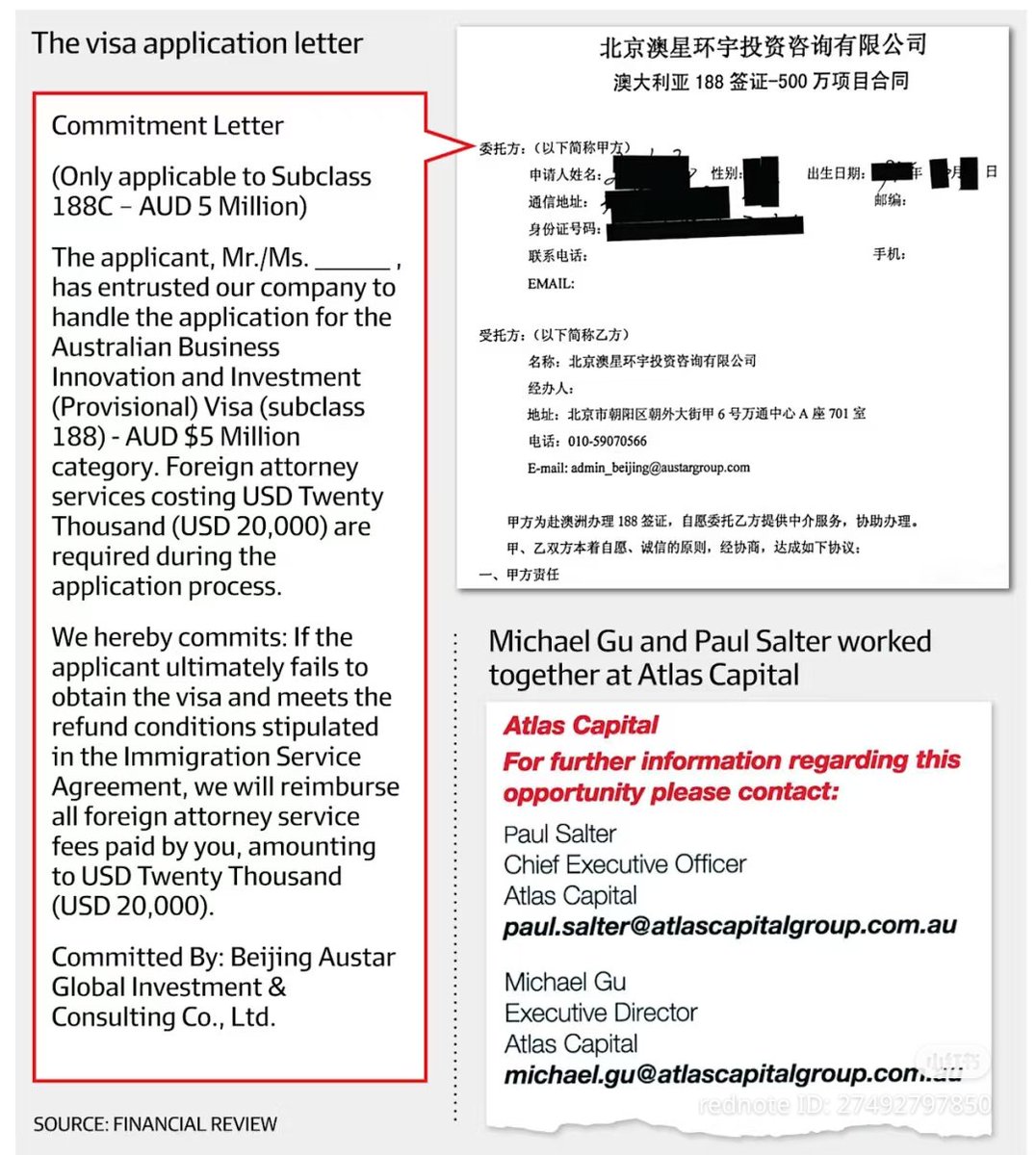 太震惊了🤯澳洲亿万地产爆雷🚫 最近，《澳大利亚金R报》的一篇深度调查揭露了澳洲Salter  Brothers与中国投赀者之间的复杂资本网络，牵扯出移M签证、高回报🐔金、豪华酒店收𧵈，甚至还有一场涉及6000万美元的欺诈指控。  1️⃣从移民签证到40亿澳元资产帝国，盛柏集团是澳洲 ...