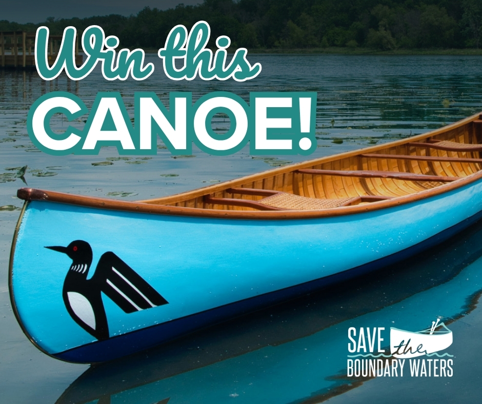 Enter to win a  handcrafted cedar canoe! Other prizes include a Granite Gear portage pack and KEEN shoes. The more entries you purchase, the greater your chance to win, and the greater your impact. 🌲🛶  
👉 Enter now:  go.rallyup.com/bwca