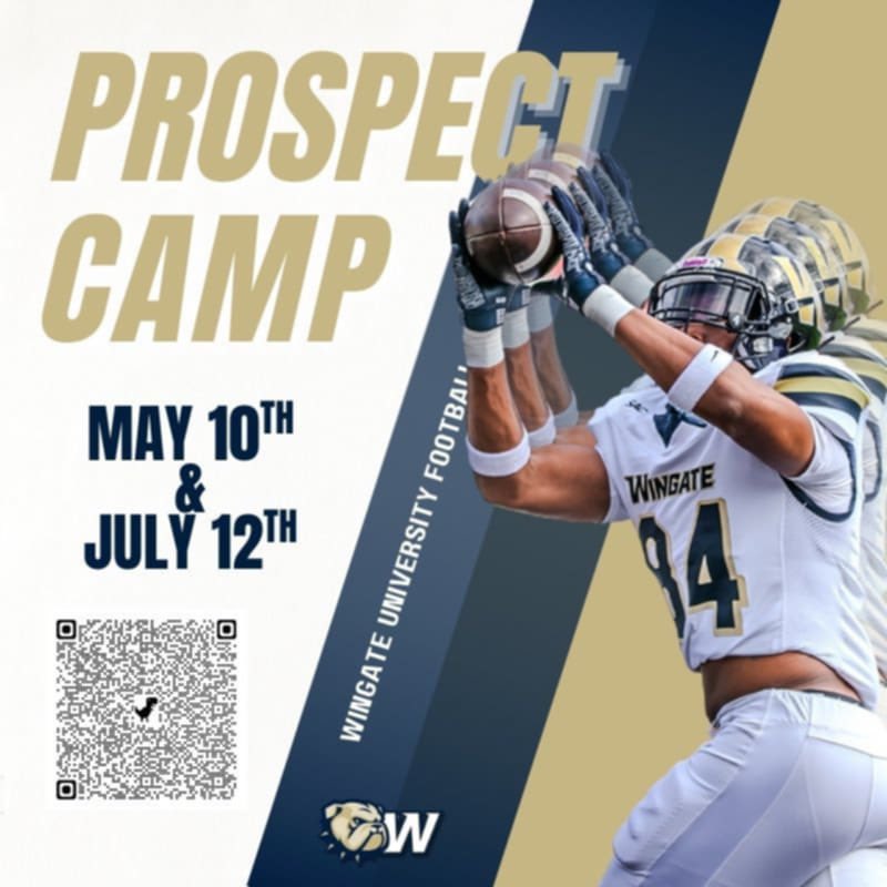 Brian Maleski (@brianmaleski3) on Twitter photo Thank you for the invitation to attend @WingateFB Prospect camp July the 12th! I am looking forward to attending campus and getting to work!🐶
@ROCKJORDAN15 <a href="/CoachUlassin/">Nick Ulassin</a> <a href="/CoachWallace/">Philip Wallace</a> <a href="/Coach_TKnight/">Coach Knight</a> <a href="/CyrusFossett/">Cyrus Fossett</a> <a href="/QACHS_Football/">Queen Anne's County HS Lions Football</a> <a href="/Coach__Mooney/">Coach Mooney</a> <a href="/jbmandes/">Coach Jude</a> <a href="/AikinBrian/">Brian Aikin</a> Thank you for the invitation to attend @WingateFB Prospect camp July the 12th! I am looking forward to attending campus and getting to work!🐶
@ROCKJORDAN15 <a href="/CoachUlassin/">Nick Ulassin</a> <a href="/CoachWallace/">Philip Wallace</a> <a href="/Coach_TKnight/">Coach Knight</a> <a href="/CyrusFossett/">Cyrus Fossett</a> <a href="/QACHS_Football/">Queen Anne's County HS Lions Football</a> <a href="/Coach__Mooney/">Coach Mooney</a> <a href="/jbmandes/">Coach Jude</a> <a href="/AikinBrian/">Brian Aikin</a>
