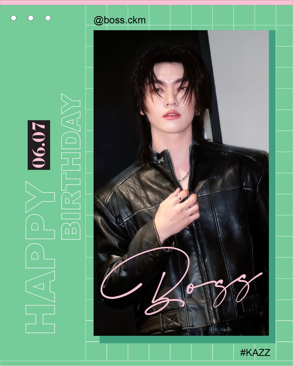 HAPPY BIRTHDAY TO BOSS <a href="/Bossckm_/">BOSS.CKM</a>   🎂

สุขสันต์วันเกิดนะคะบอส วันเกิดปีนี้ KAZZ ขอให้บอสมีความสุขในทุก ๆ วัน ไม่เจ็บ ไม่ป่วย ล้อมรอบไปด้วยเรื่องราวดี ๆ ในชีวิต ได้ยิ้มเยอะ ๆ นะคะ 🤍

#KAZZMAGAZINE #Bosschaikamon