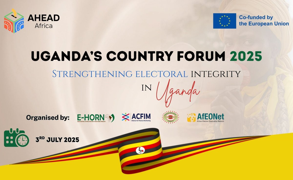 The multiparty system and regular elections are crucial for a healthy democracy, fostering political competition, representation, and accountability. #UgandaDecides2026
#EyesOnElections #AHEADAfrica

Will be Live on #CivicSpaceTV