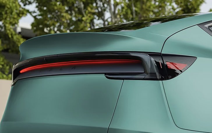 New Model Y in Satin Sea Mist Green