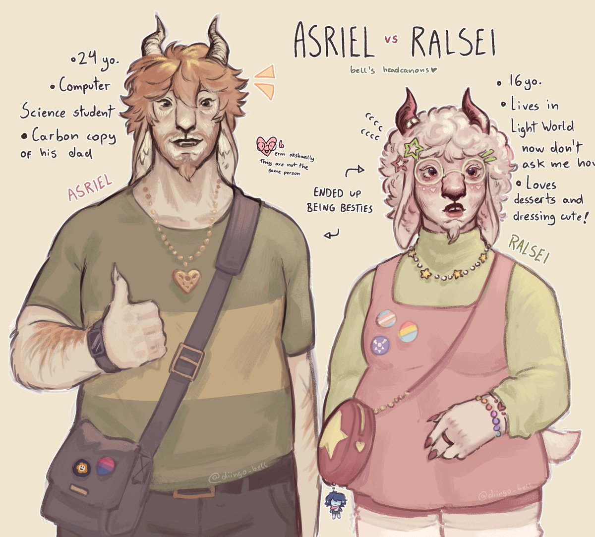 diingo_bell's tweet image. spot the difference! 🤓 #deltarune