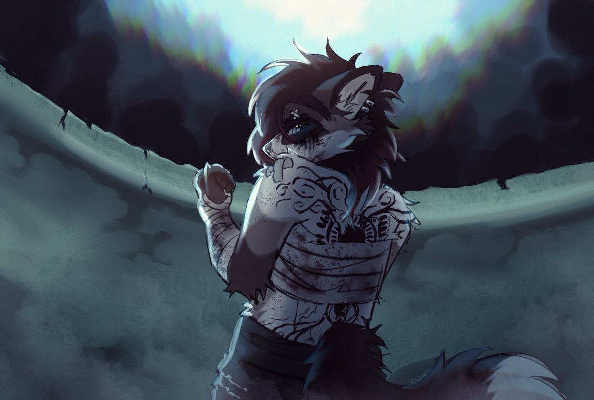 samoyrae's tweet image. First artfight attack of the year…..