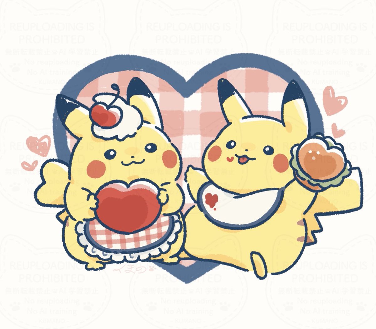 ピカチュウ ダイナー 受注】PIKACHU DINER マスコット ハート