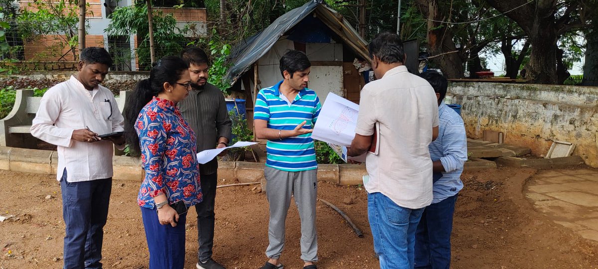Zonal Commissioner Khairatabad, GHMC (@zc_khairatabad) on Twitter photo Today, inspected Divyangula Park at Road No. 70, Jubilee Hills for development of beautification works.
Ensured focus on accessibility, inclusivity & aesthetics to create a welcoming space for all. <a href="/CommissionrGHMC/">Commissioner GHMC</a> <a href="/gadwalvijayainc/">Vijayalaxmi Gadwal, GHMC MAYOR</a> <a href="/PrlsecyMAUD/">Prl Secy MAUD.</a> <a href="/GHMCOnline/">GHMC</a> Today, inspected Divyangula Park at Road No. 70, Jubilee Hills for development of beautification works.
Ensured focus on accessibility, inclusivity & aesthetics to create a welcoming space for all. <a href="/CommissionrGHMC/">Commissioner GHMC</a> <a href="/gadwalvijayainc/">Vijayalaxmi Gadwal, GHMC MAYOR</a> <a href="/PrlsecyMAUD/">Prl Secy MAUD.</a> <a href="/GHMCOnline/">GHMC</a>