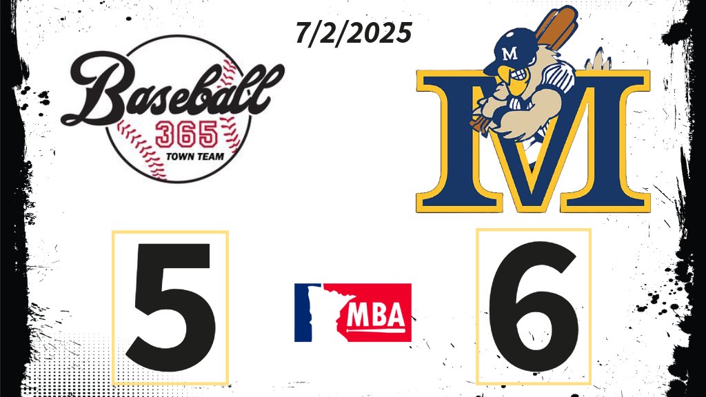 Hardball Minnesota (@hardballmn) on Twitter photo In the <a href="/MinnBaseball/">Minnesota Baseball Association</a> matchup of the night between elite Class A teams top ranked Miesville Mudhens walk it off in the 10th after blowing a 5-0 lead against third ranked Baseball 365 #MBA In the <a href="/MinnBaseball/">Minnesota Baseball Association</a> matchup of the night between elite Class A teams top ranked Miesville Mudhens walk it off in the 10th after blowing a 5-0 lead against third ranked Baseball 365 #MBA