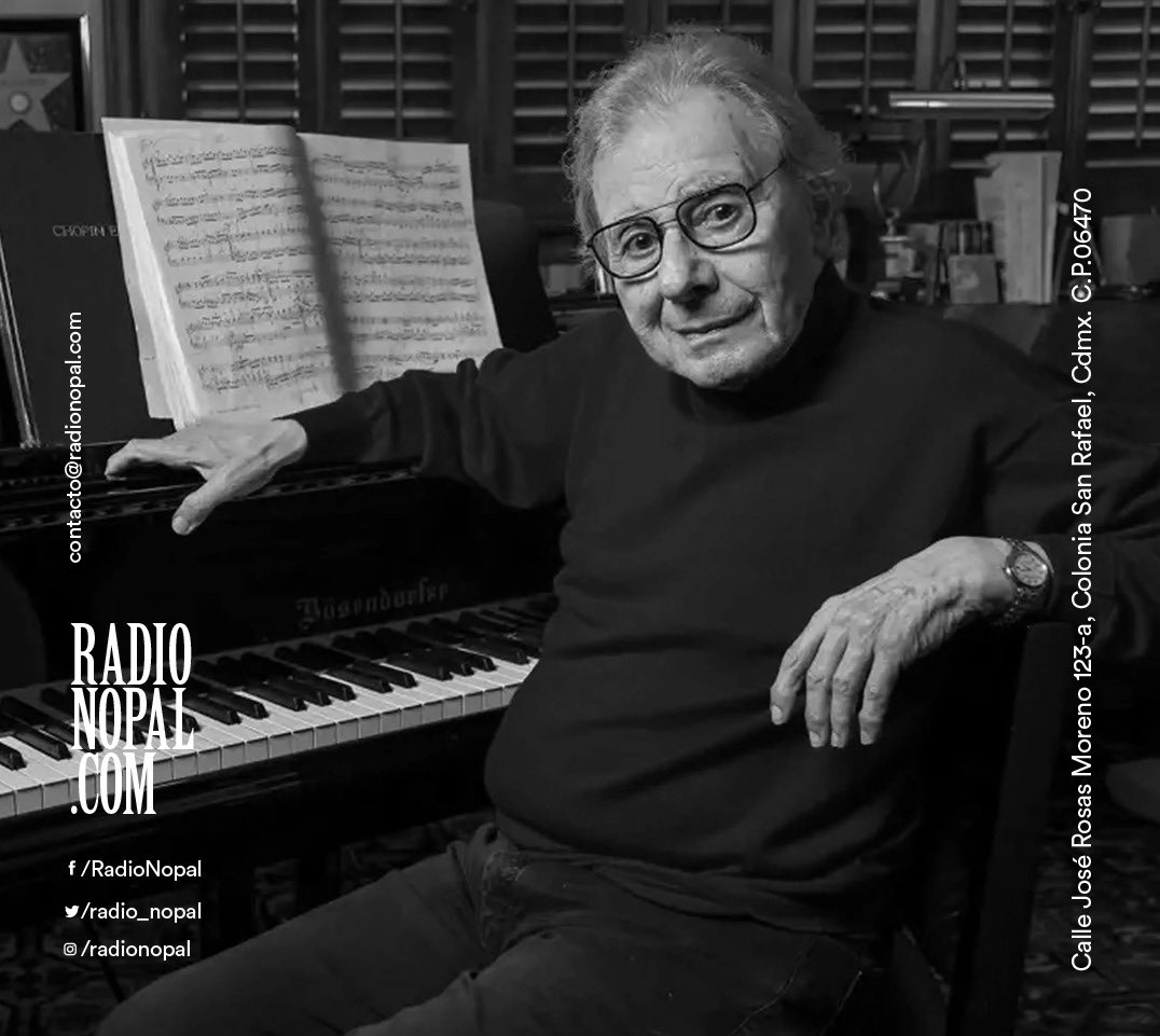 10PM Radio Nopal In Memoriam: Lalo Schifrin #LaloSchifrin, pianista, compositor, arreglista y director de orquesta argentino-estadounidense que compuso grandes temas para el cine y series de televisión que son parte imprescindible de la cultura popular. radionopal.com