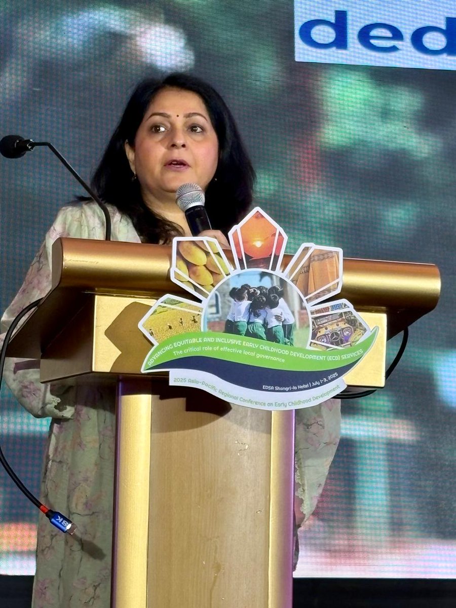 On Day 3 Plenary, we chose to put young children at the center of climate actions. <a href="/ARNECnet/">ARNEC</a> unveiled its upcoming ECD-Climate Change Toolkit, a resource book that will equip stakeholders with evidence, tools &amp; key messages to advocate for child-centered climate actions.