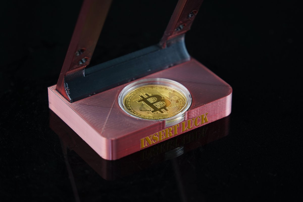 This is definitely a classic TinyChipHub madness and nerd-fantasy creation😆Insert crypto into the stand, convert it into corresponding Karma through trillions of hashing per second, casting a mining luck buff! Get a Enhanced Fan Cooling Luck-Infusion Stand FREE with every
