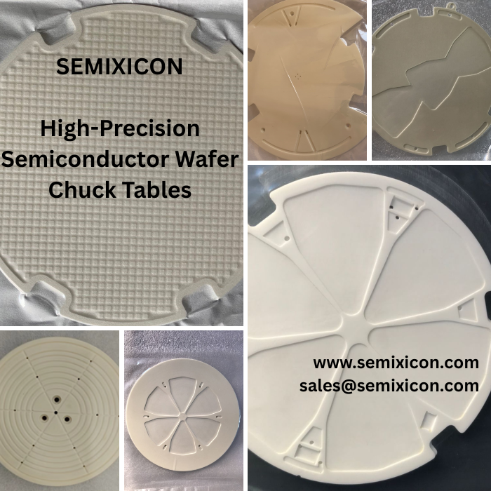 AdrianZhang568's tweet photo. SEMIXICON –Wafer Chuck Tables & Ceramic Solutions for Semiconductor Manufacturing
https://t.co/orms06wB3l
#Waferchucktables #porousceramicchucks #SiCwaferchuck #Zerodurpinchuck #ultraflatceramics #EUVchucks #vacuumchucks #MEMSchuck #CMPchuck #SiSiCchuck #waferholder #dicingchuck https://t.co/mkAzpHeYuX