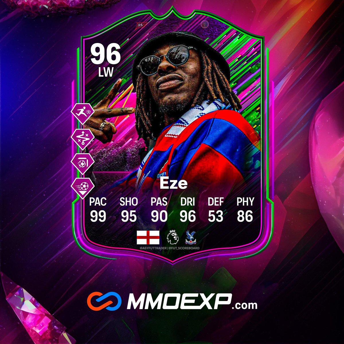 MMOEXP (@mmoexpservice) on Twitter photo 🚨EZE🏴is coming as SHAPESHIFTERS SBC card.
✅OFFICIAL STATS👀
🥶Finally a good card? #FC25 🚨EZE🏴is coming as SHAPESHIFTERS SBC card.
✅OFFICIAL STATS👀
🥶Finally a good card? #FC25