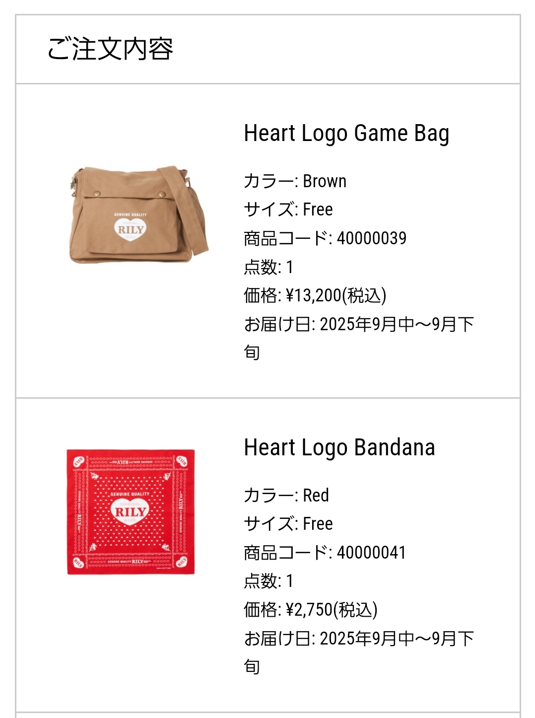 新品】RILY 今市隆二 バンダナ Heart Logo Bandana（HAV-A-HANK