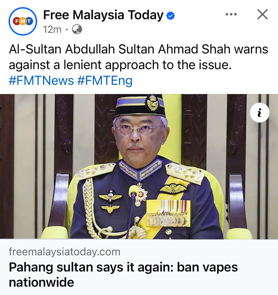 SyedAkramin's tweet photo. Sokong 100% saranan Sultan Pahang. https://t.co/gL0BvXtBmH
