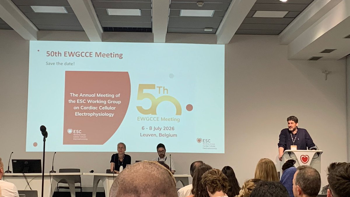 Exciting #EWGCCE is over with excelent presentations, posters and science discussions, we cant wait for the next one in Leuven! 50 aniversary!