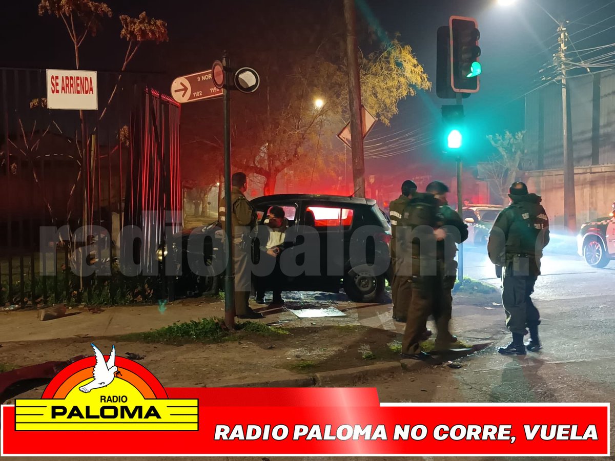 Esta noche: 
Persecución policial por diferentes calles de Talca, finaliza en calle 5 oriente con 9 norte con colisión de dos vehiculos particulares.
Detalles:
⬇️
bit.ly/2ITGjKy