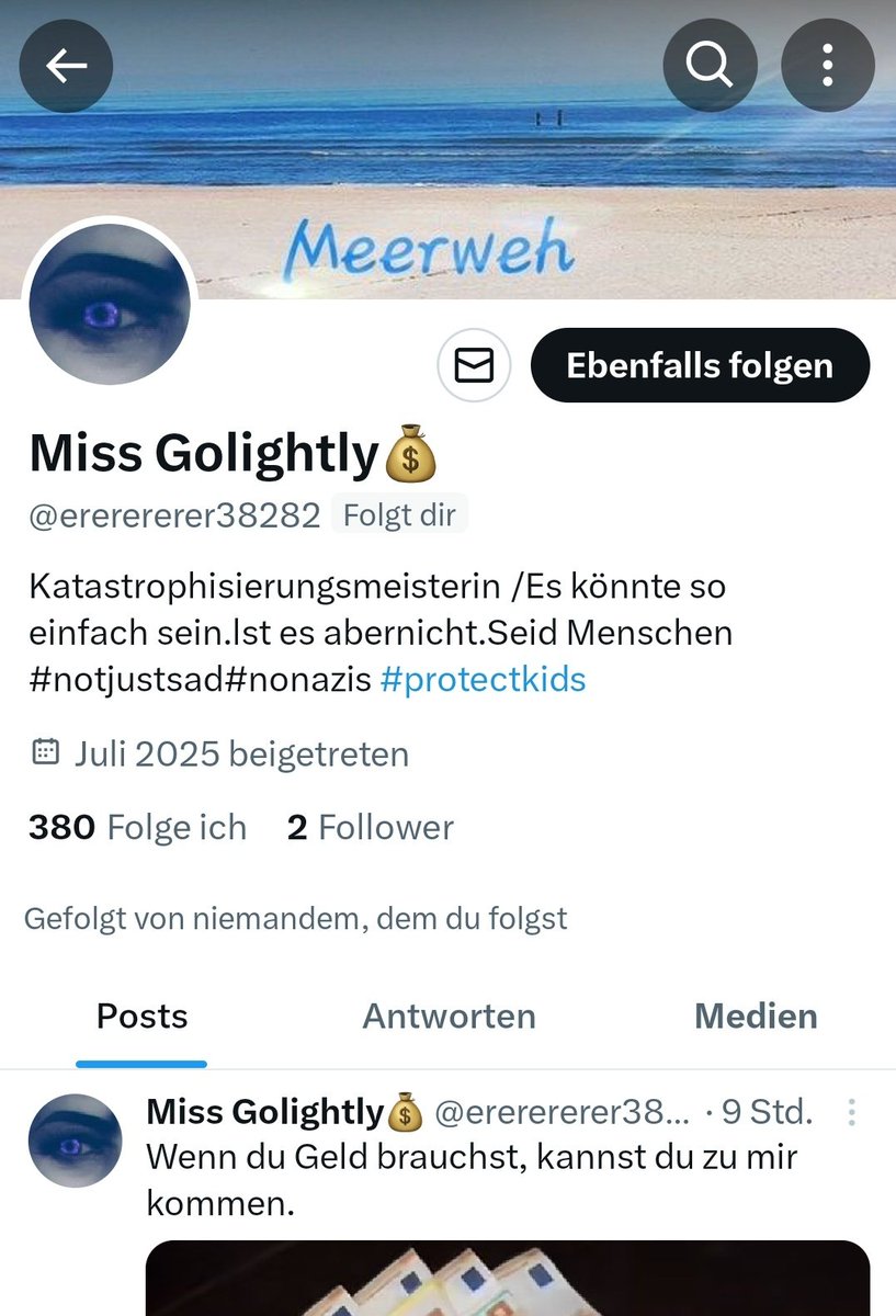 Daggi (@ljusdagen) on Twitter photo Schaut bitte mal, ob euch dieser Fake-Account auch folgt. Hat Bilder von der echten <a href="/Funny_Golightly/">Miss Golightly</a> geklaut und gibt sich für sie aus. Schaut bitte mal, ob euch dieser Fake-Account auch folgt. Hat Bilder von der echten <a href="/Funny_Golightly/">Miss Golightly</a> geklaut und gibt sich für sie aus.