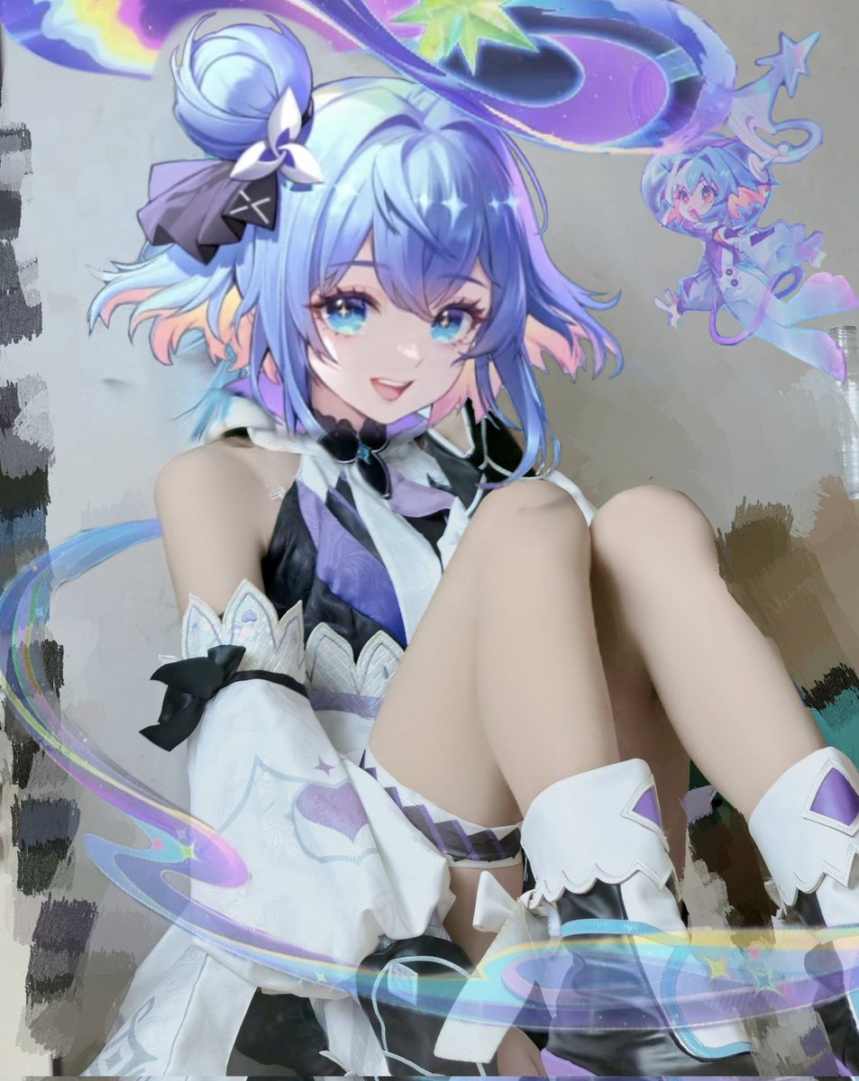 Elysia_cxx's tweet image. 天天朋友圈发战绩把把mvp也没见你带我吃里扒外天天带妹也没见你带我难道我不是妹吗
#王者荣耀 #小乔 #时之魔女 #cosplay