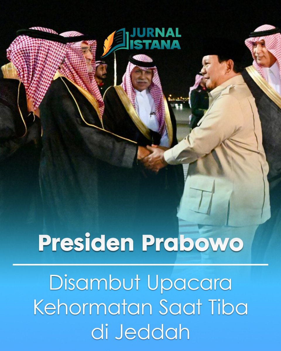 bahwa kunjungan Presiden Prabowo juga menjadi bagian dari upaya Indonesia dalam menjalankan diplomasi aktif yang berlandaskan  perdamaian dan stabilitas global. semoga membawa kabar baik 
#PrabowoPerkuatDiplomasi
Hubungan Strategis Indonesia Arab