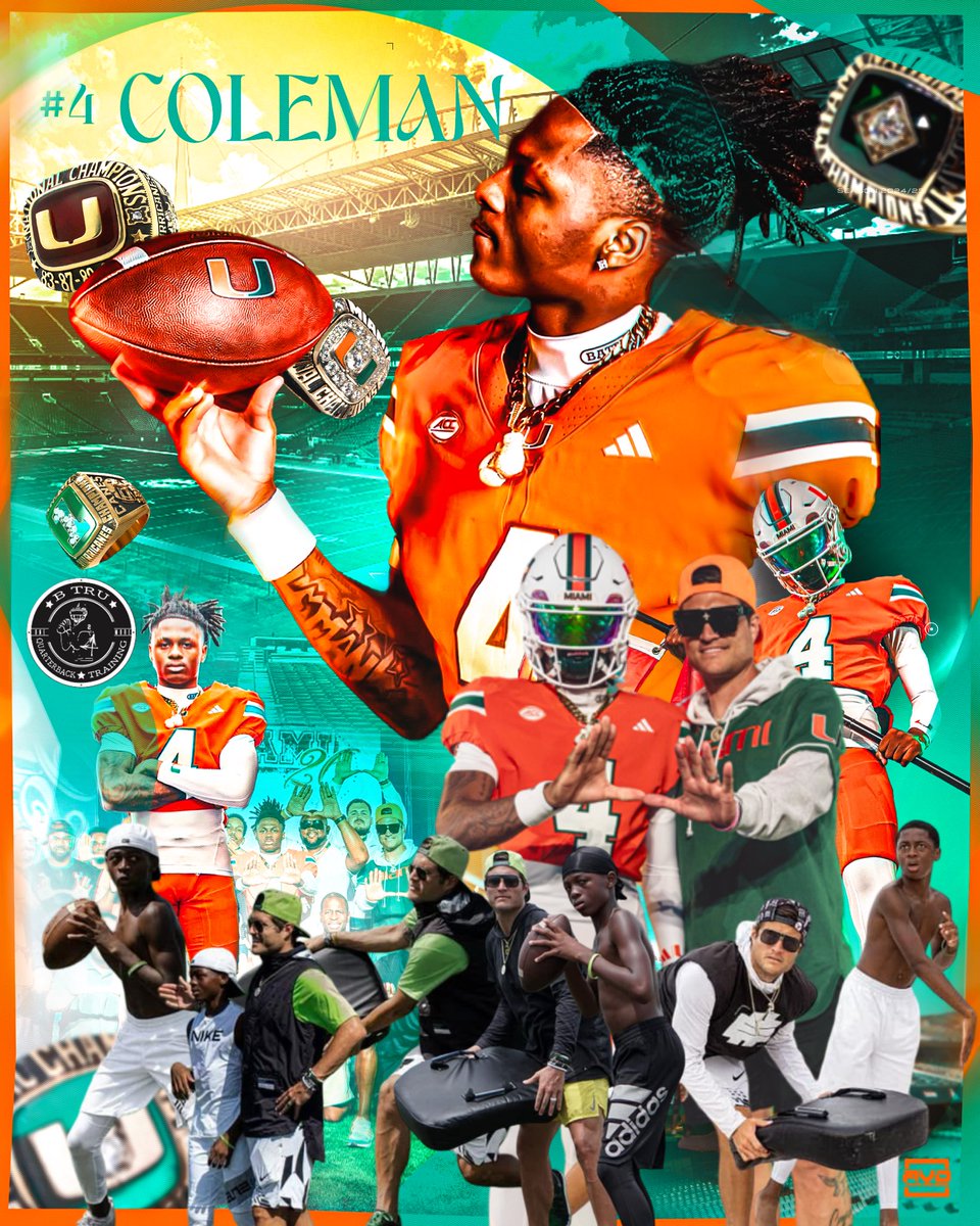 There once was a 10 year old kid that came to me chasing a dream.. but in training him, I found purpose, perspective, &amp; a deeper calling. His development fueled mine.

<a href="/DereonColemanQB/">Dereon Coleman</a>, you changed my life more than you’ll ever know. I’m so proud of you b/c you beat the odds