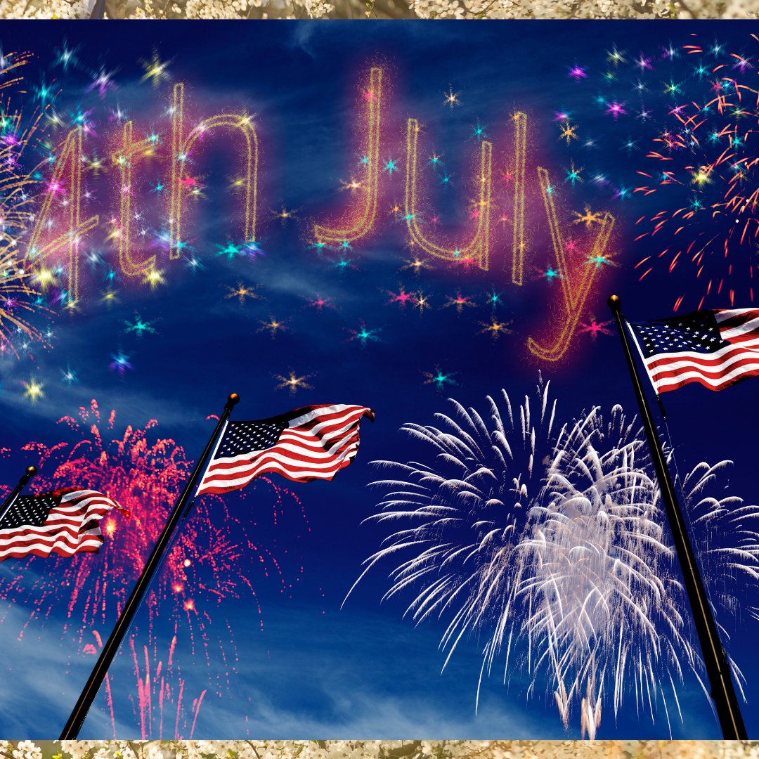 Happy Fourth of July! Stay safe, stay hydrated, and never drink and drive.
