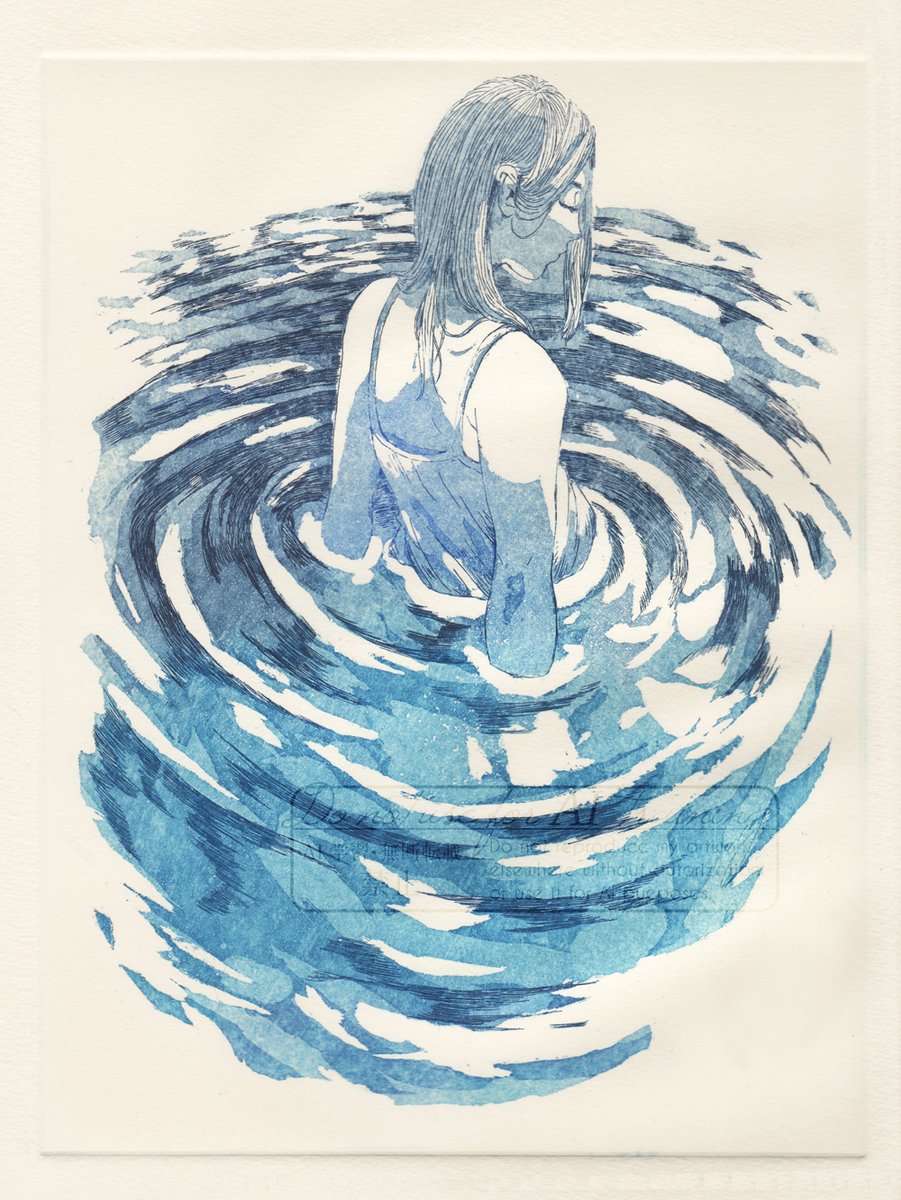 「銅版画」|渡邊 春菜のイラスト