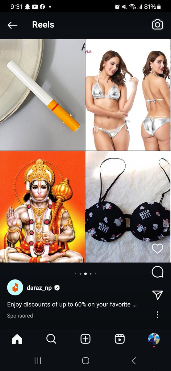 Laxmankc01's tweet photo. @HPhobiaWatch I am deeply disappointed to see that the Daraz Nepal app .This is a clear sign of disrespect towards our religious beliefs and sentiments. I strongly condemn this act and urge Daraz Nepal to immediately take down the content and issue a public apology. #BoycottDaraz https://t.co/AbUNt6RVHw