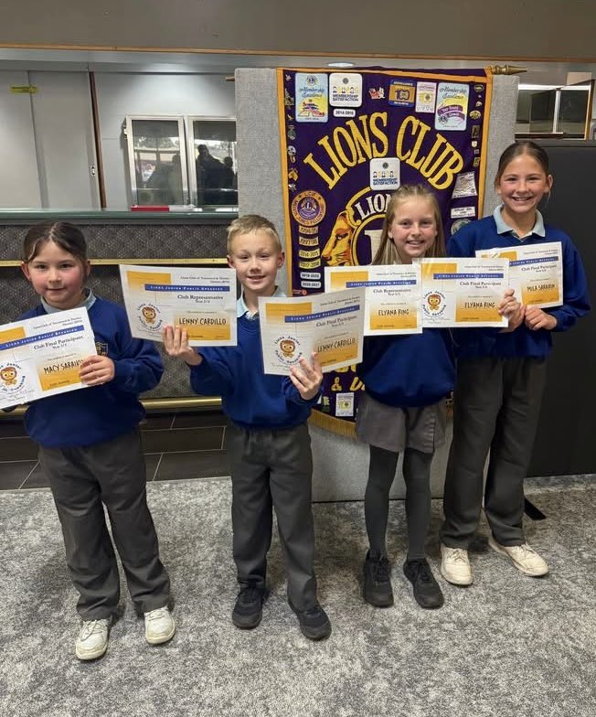 Congratulations to Lenny &amp; Elyana from Tocumwal PS who will represent their school at the Lions Club Tocumwal's Junior Public Speaking Competition regional finals! Each student spoke with confidence &amp; clarity. Go well in the finals, Lenny &amp; Elyana! southernriverinanews.com.au/news/toc-lions…