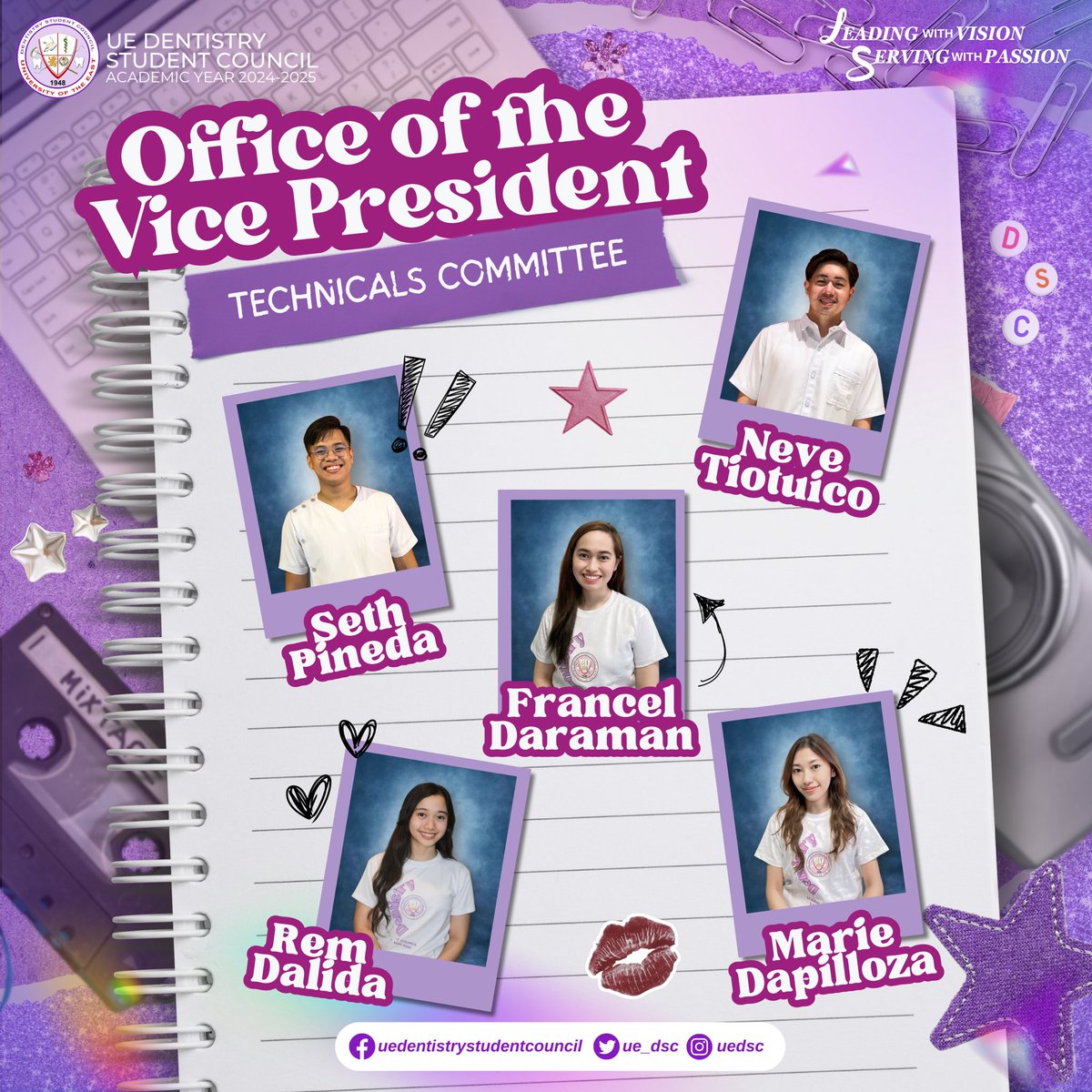UE_DSC's tweet photo. "𝐓𝐇𝐄 𝐋𝐈𝐌𝐈𝐓 𝐃𝐎𝐄𝐒 𝐍𝐎𝐓 𝐄𝐗𝐈𝐒𝐓!" ✨

The Dental Student Council staff went all out, pouring heart, hustle, and good vibes into every project and event. From brainstorming marathons to unforgettable moments, they showed what true teamwork looks like. 💻📸🪩 https://t.co/slK54KPdYc