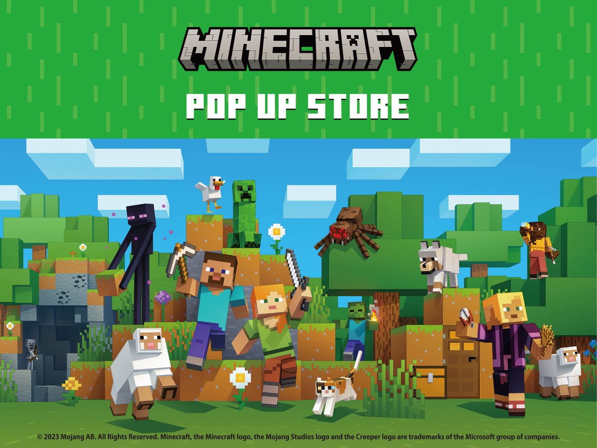 Canal_official's tweet image. /
MINECRAFT POP UP STORE
今週まで🎮✨
\
ゲームの世界観をコンセプトとしたキャラクターグッズがたくさん!
期間限定の POP UP STOREは今週末まで!
この機会にぜひ遊びに来てね😊
■期間:~7/6(日)まで
⏩canalcity.co.jp/news/event/4439