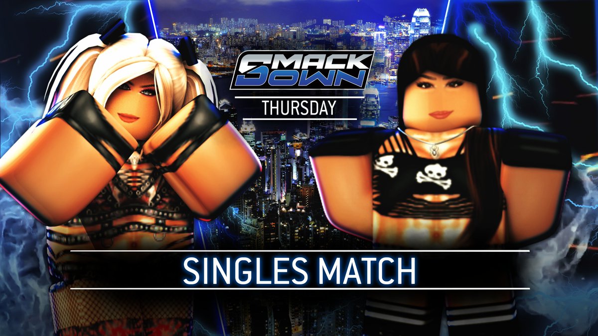 _WWERoblox's tweet photo. Thursdays Night | #Smackdown
@P1SSMEOFF is set to be in triple action as she takes on @feriahjadea & @TheCaileyApoth
-
#WUSC @therosieysl is set to take on @eyezonchandi
-
@MalmellaRW VS @30sdoll / #Round2 QOTR Tournament!
-
@nexttopgirI VS @themxxoxo / #Round2 QOTR Tournament! https://t.co/XqjiNa1zoz