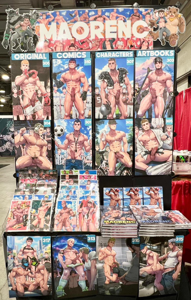 maorenc's tweet photo. Hi, friends in America! If you’re interested in buying my works, feel free to check them out at Booth 1564 in Kentia Hall, inside the R18 section at Anime Expo this weekend!😊 https://t.co/sfgVgW3AXp