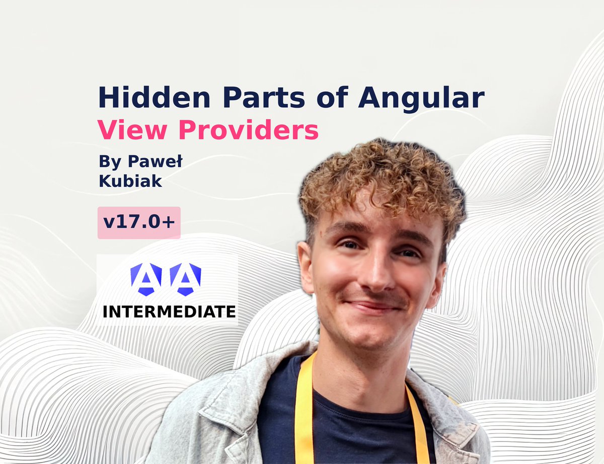 Daniel Glejzner (@danielglejzner) on Twitter photo 🚀 New article drop!
<a href="/pawelkubiakdev/">Paweł Kubiak 🅰️</a> is making his Angular Space debut with a deep-dive on one of the Angular most underused features.
-> viewProviders.
If you’ve ever had services leaking into projected content (or just love ultra-clean component APIs), this one’s for you. 🚀 New article drop!
<a href="/pawelkubiakdev/">Paweł Kubiak 🅰️</a> is making his Angular Space debut with a deep-dive on one of the Angular most underused features.
-> viewProviders.
If you’ve ever had services leaking into projected content (or just love ultra-clean component APIs), this one’s for you.
