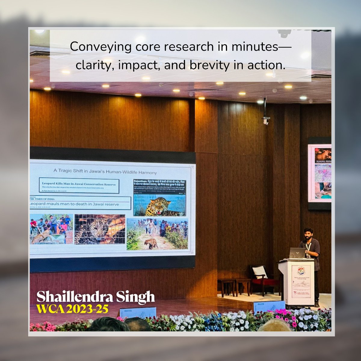 BVIEERpune's tweet image. 🌿 ICCON 2025 Highlights!
M.Sc. students from BVIEER proudly presented their thesis work at the Indian Conservation Conference, hosted by the Wildlife Institute of India. Through Speed Talks, Oral Presentations, and Posters, they showcased cutting-edge research…