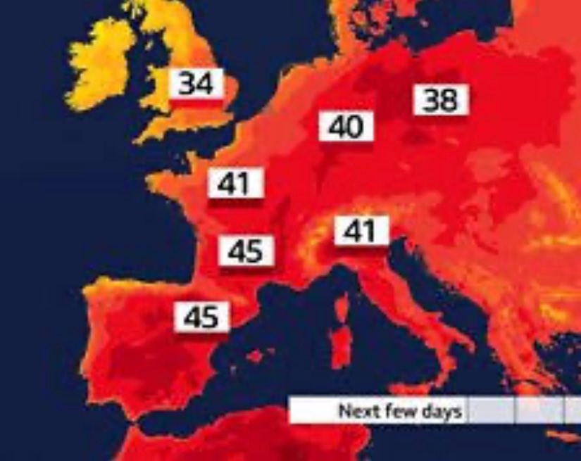If the unprecedented heatwave in Europe isn’t proof enough of climate change then what is? Unheard of temperatures in this part of the world. Scary.