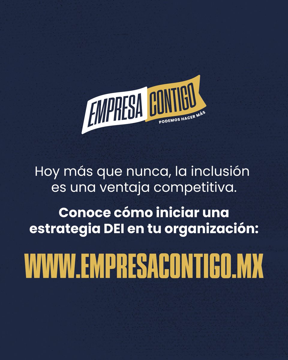 La discriminación muchas veces no se ve… pero sí se siente. Y el entorno laboral sigue siendo uno de los principales focos en México.
En Empresa Contigo impulsamos culturas más equitativas. Es lo correcto y es estratégico. 

empresacontigo.mx

#DEIenMéxico #EmpresaContigo