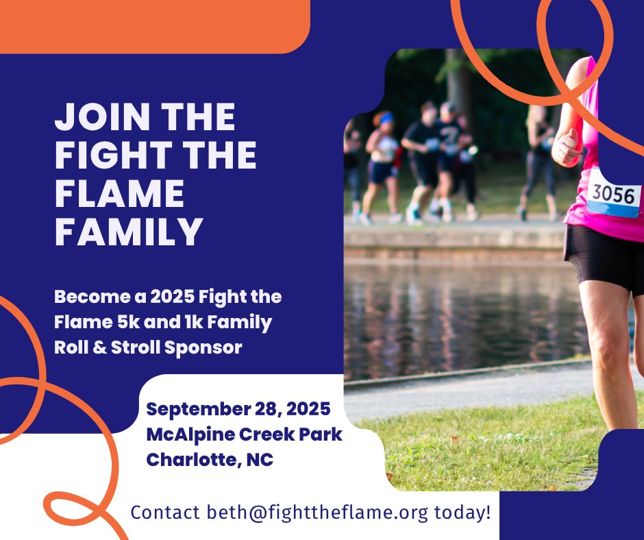 #CRPS #FTF #FTF5k #FightTheFlame #5k #sponsorship #sponsor #run #walk #mcalpinecreekpark