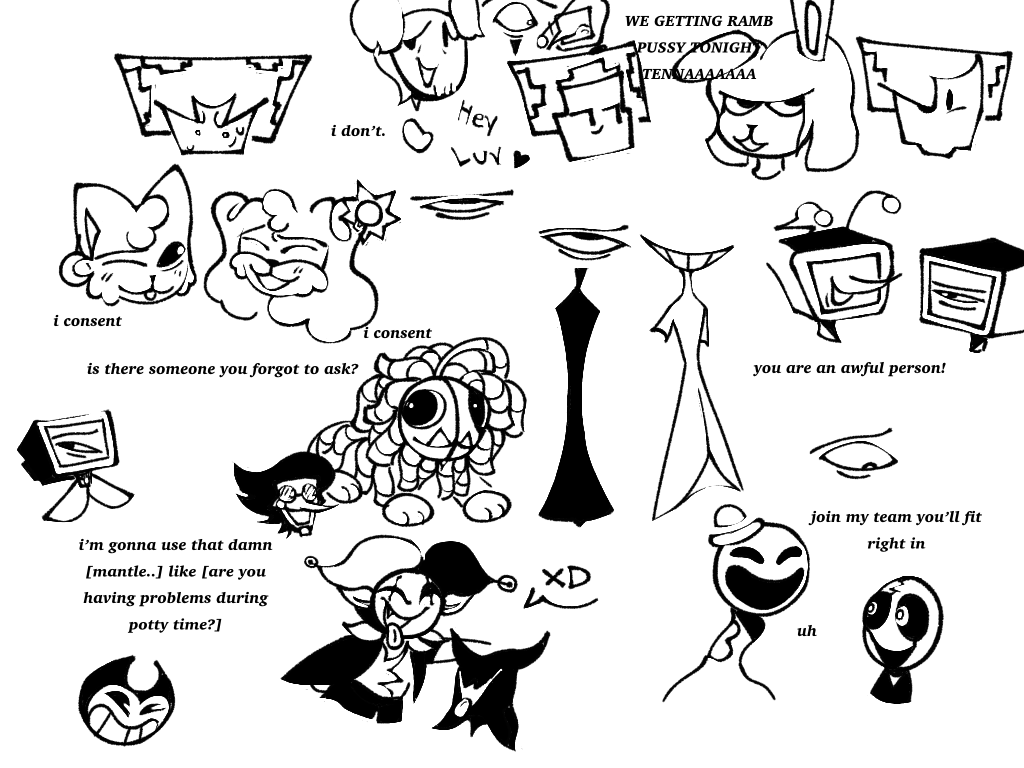 Ghostfaceoo's tweet image. remembering how to draw