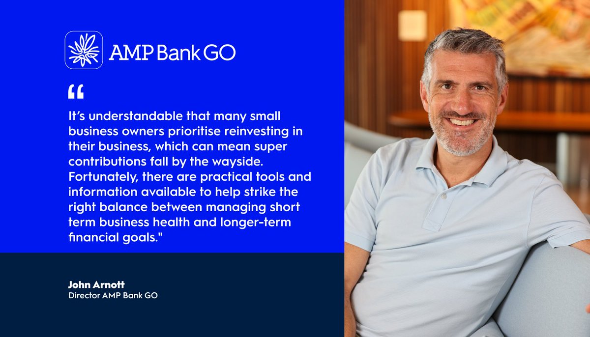 New research by AMP Bank reveals a worrying lack of superannuation contributions among the country’s smallest business owners. 

55% of small business owners say they regularly contribute to their own super, meaning that close to half aren’t. 

Learn more: lnkd.in/gcW3egxe