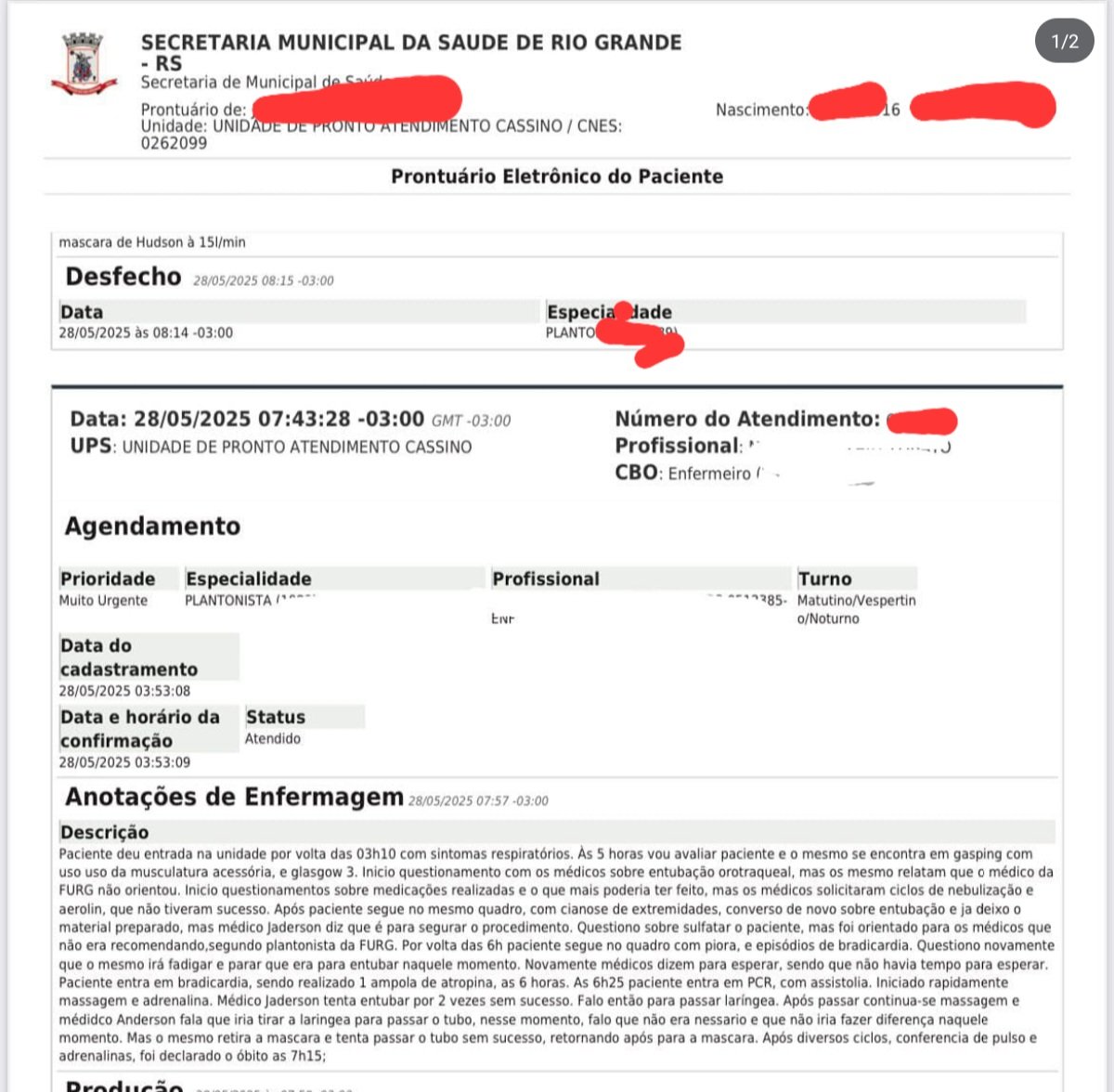 Vitima: um garoto de 9 anos

A importância jurídica de uma evolução bem feita.
Imagina se a enfermeira não tivesse relatado o que aconteceu durante o plantão.