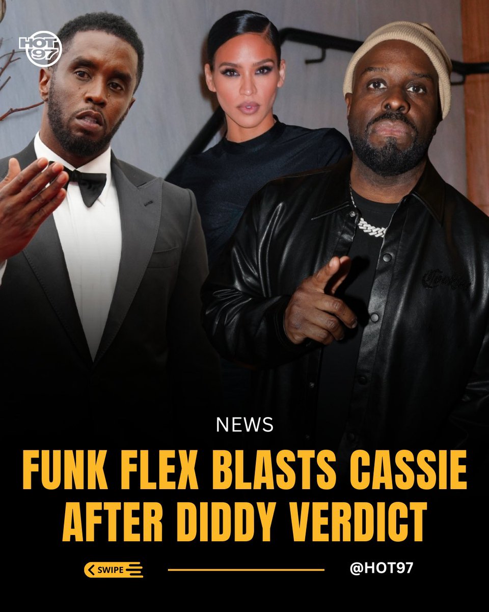 HOT97's tweet image. #FunkFlex had some words for #Cassie 👀