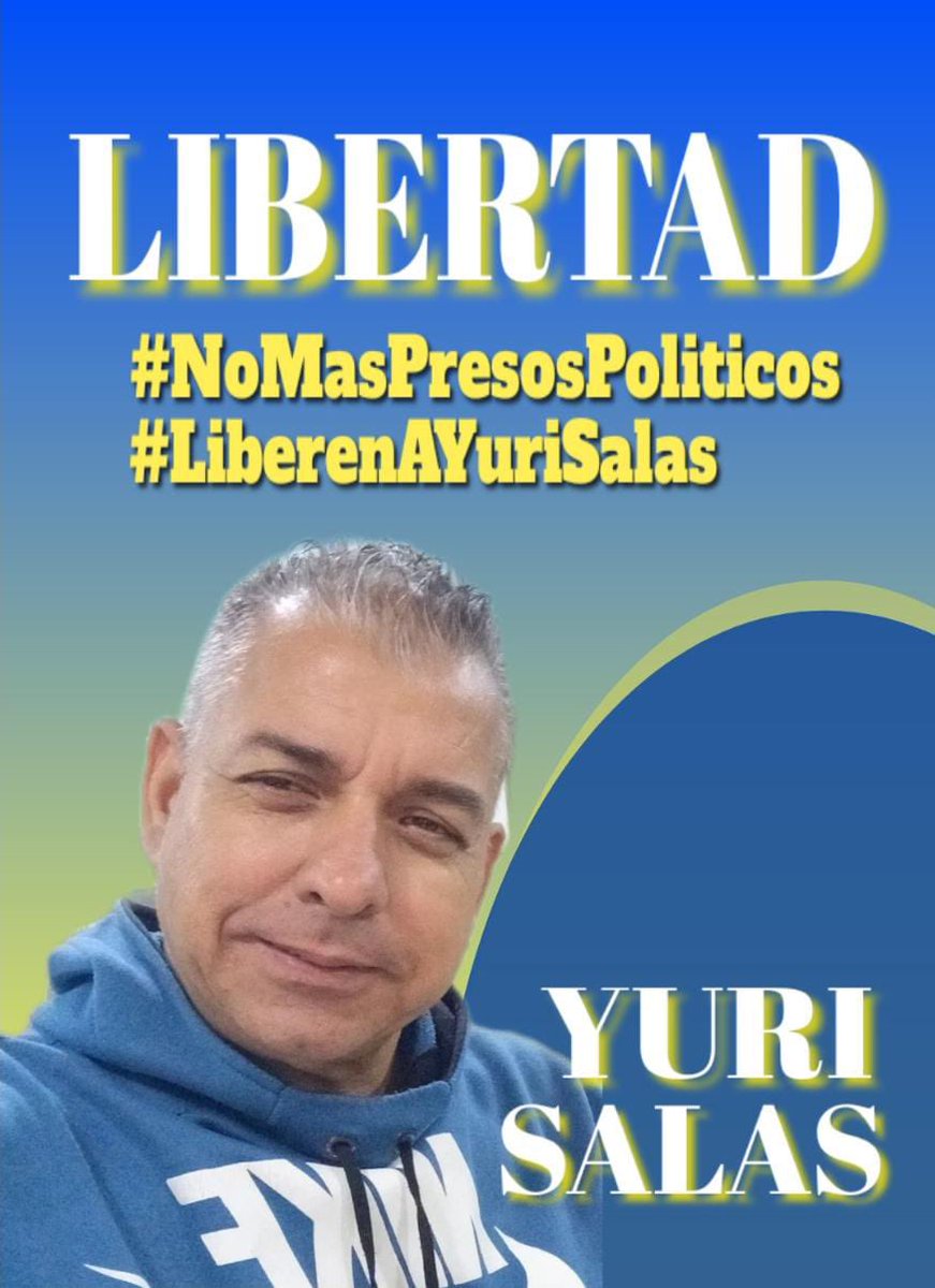 A un mes que no sabemos nada de nuestro hermano <a href="/YuriSalas16/">Yuri Salas</a> ! Fue trasladado desde el centro de detención donde se encontraba y no tenemos noticias sobre su ubicación! Mi hermano tuvo un episodio de ACV y es hipertenso! <a href="/ForoPenal/">Foro Penal</a> <a href="/ChuoTorrealba/">Jesus Chuo Torrealba</a> <a href="/marinoalvarado/">Marino Alvarado B</a> <a href="/NotiPazCastillo/">Noticias Paz Castillo | 52K</a>
