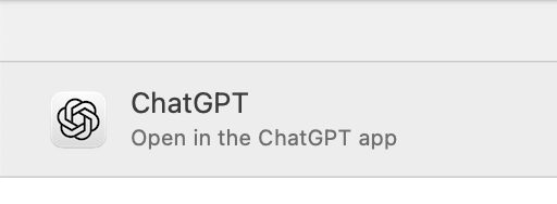 Gavmn's tweet image. So close to uninstalling ChatGPT Mac app so I never have to see this again. Is there a way to disable this in Safari?