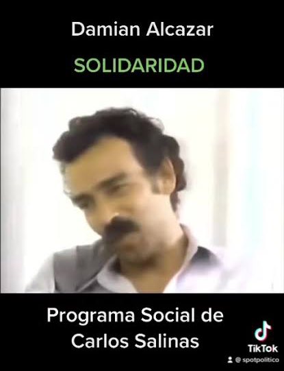<a href="/DamianAIcazar/">Damián Alcázar</a> Mientras usted hacia propaganda para Carlos Salinas de Gortari ¿Qué no?