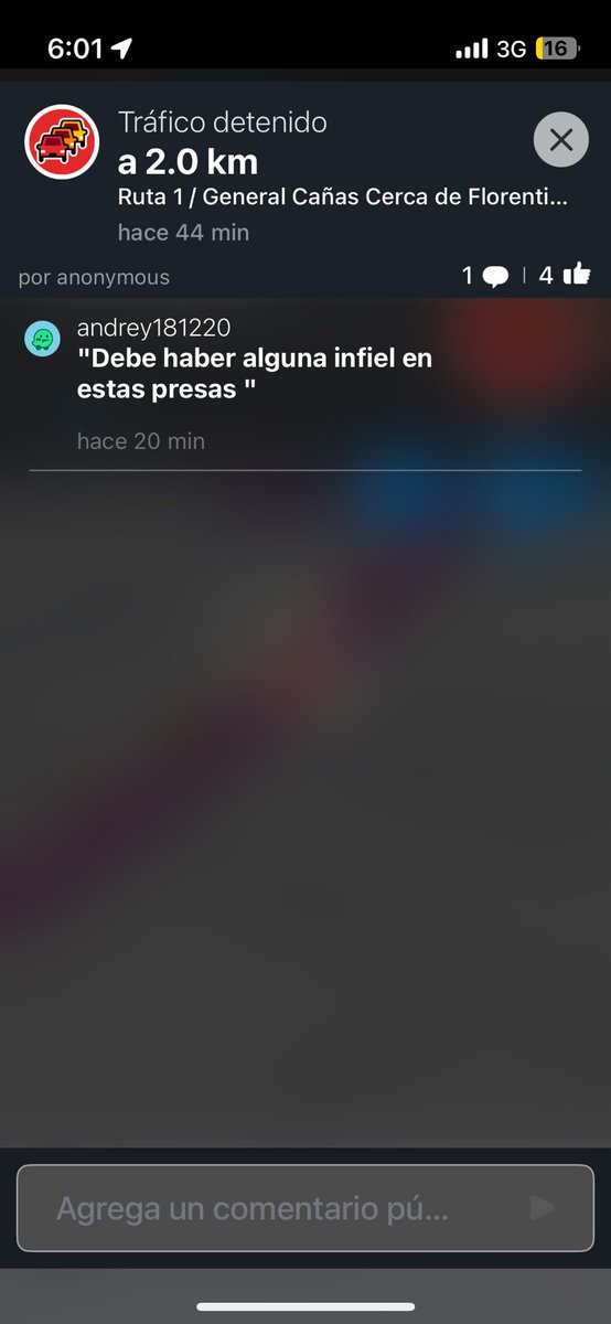 Uno en media presa, y se encuentra estas cosas en waze… ni en una puta presa se pueden aguantar de comentarios tan mierda.