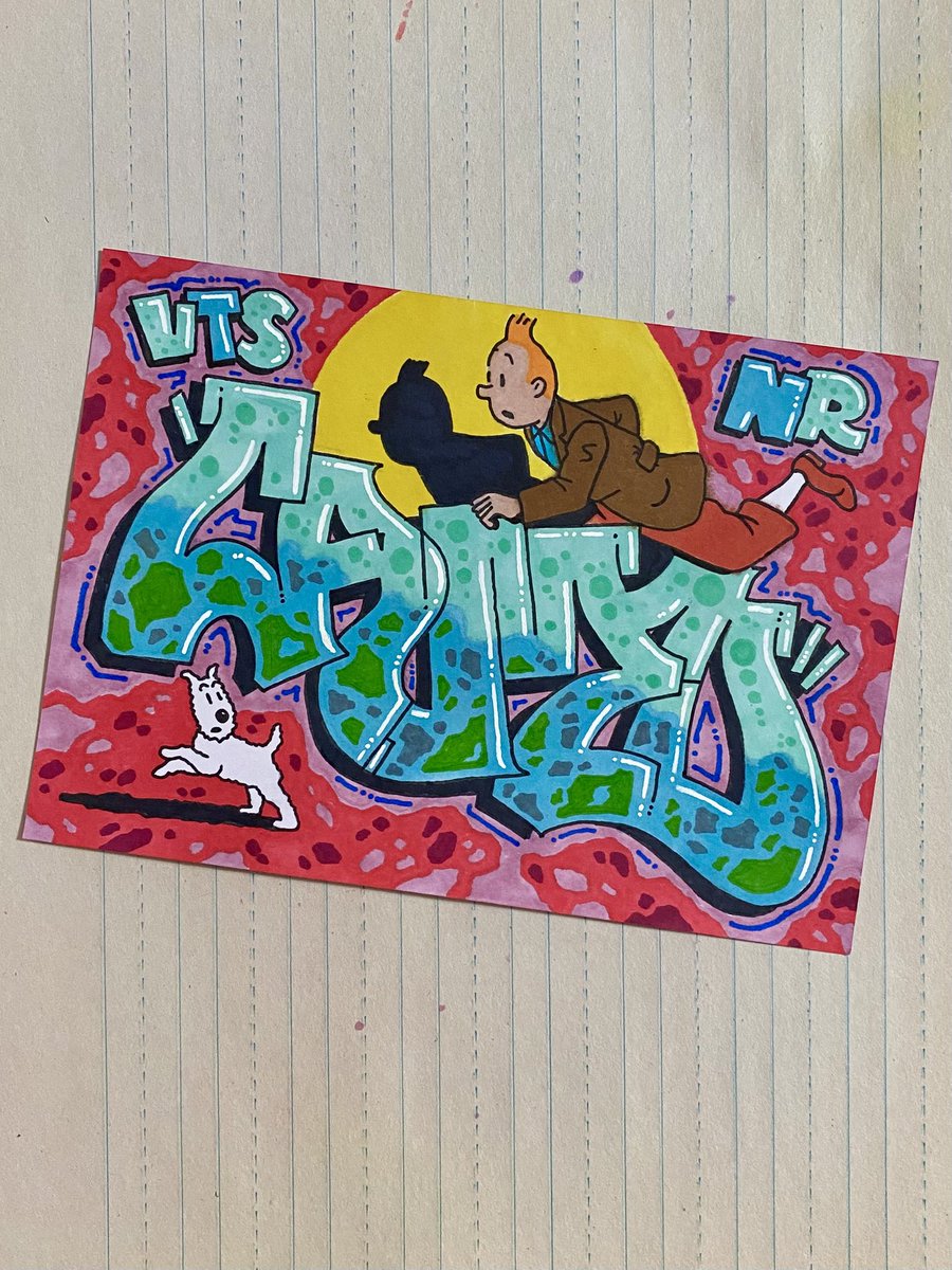For my man J-Que #tintin #cameograffiti #graffiti #blackbook