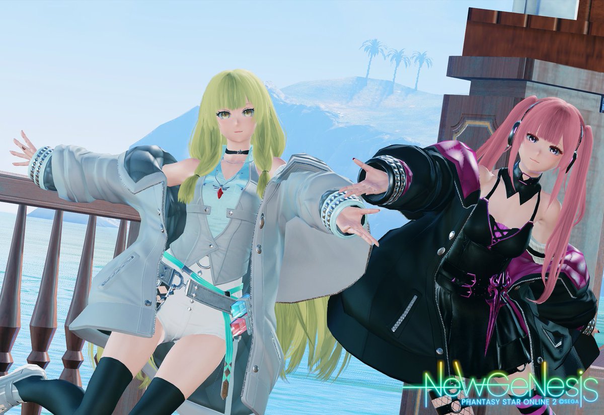 まめっちと新コラボﾛﾋﾞｱｸでー！！
今回のﾛﾋﾞｱｸどれもめっちゃ良い✨
#PSO2NGS_S︎S 
#りずむロゴ