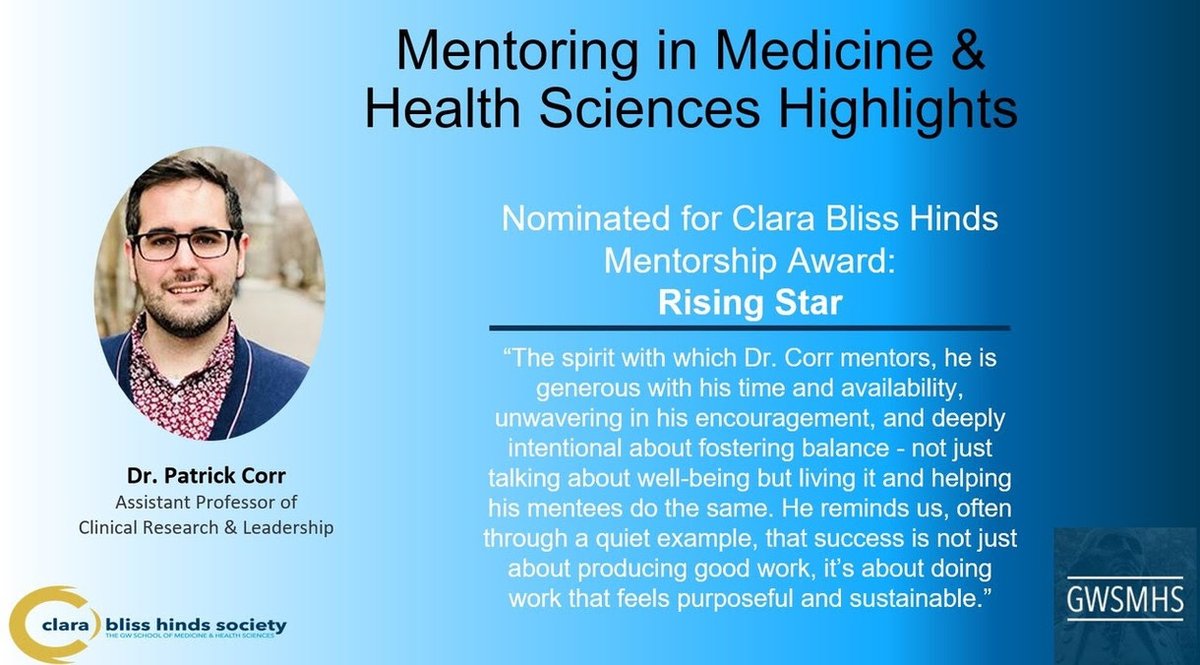 Leigh A. Frame 🍎🥕🍋🥦🍇 (@phd_leigh) on Twitter photo Honored to be nominated for the Clara Bliss Hinds Society Mentorship Award alongside my incredible research partner, Dr. Patrick Corr. Grateful to be part of a community that values mentorship and the advancement of women in medicine and science.
At the Frame-Corr Lab, we Honored to be nominated for the Clara Bliss Hinds Society Mentorship Award alongside my incredible research partner, Dr. Patrick Corr. Grateful to be part of a community that values mentorship and the advancement of women in medicine and science.
At the Frame-Corr Lab, we